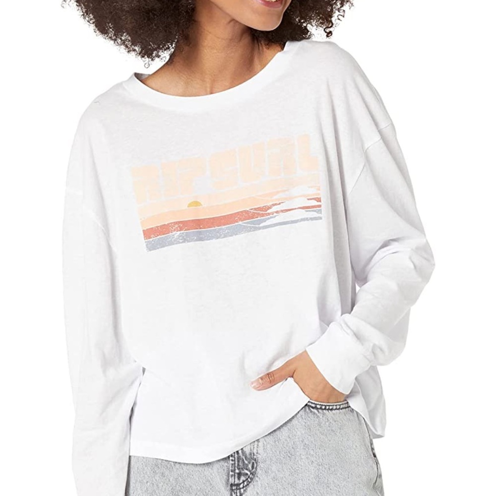 ✨NWT✨ Rip Curl Lineup Crop Long Sleeve Tee